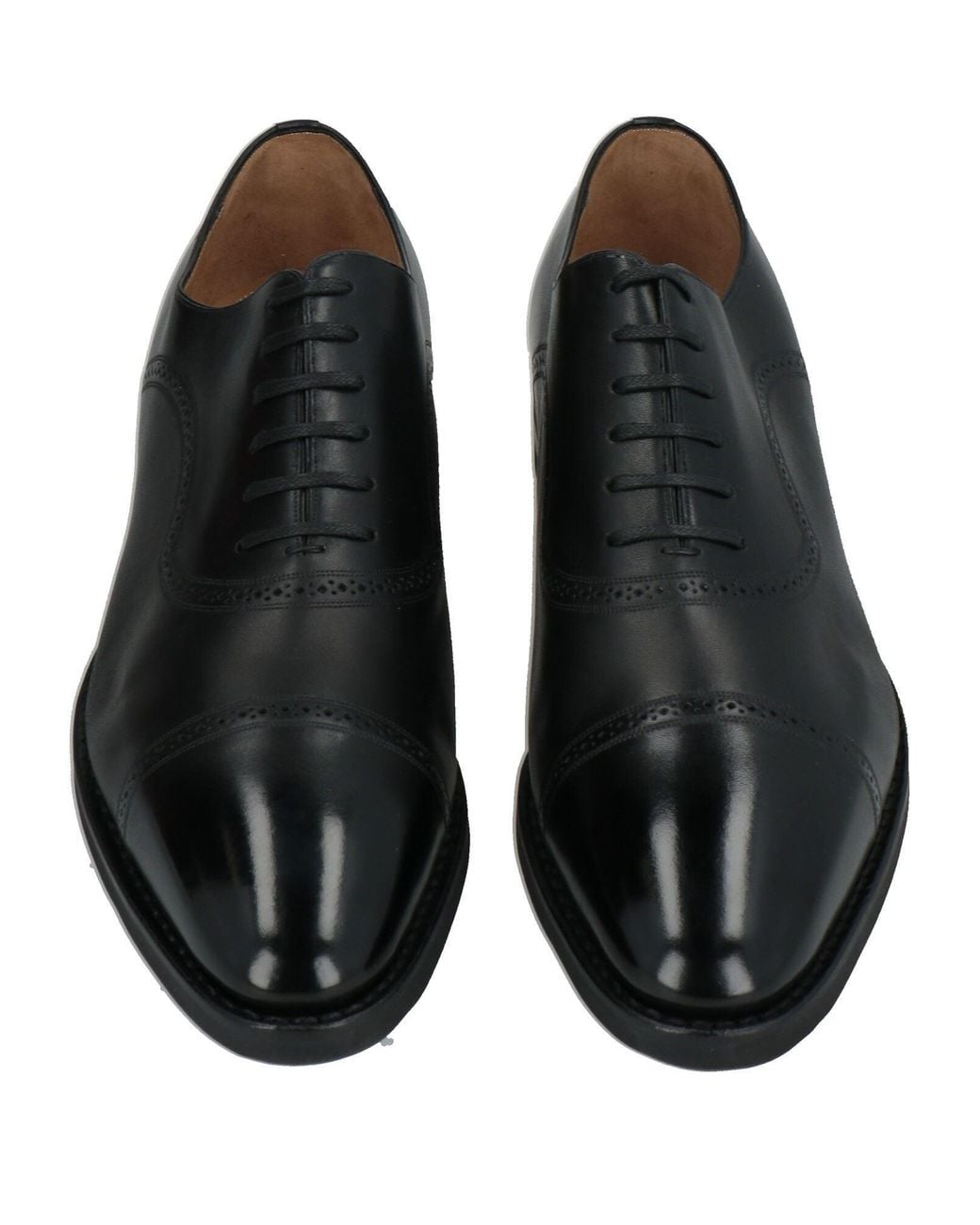 Bally Black Lace-Up Shoes Calfskin for men