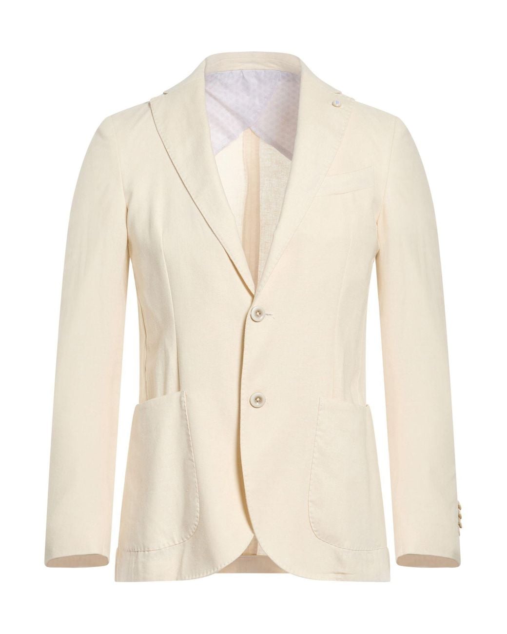 Barbati Natural Blazer Linen, Viscose for men