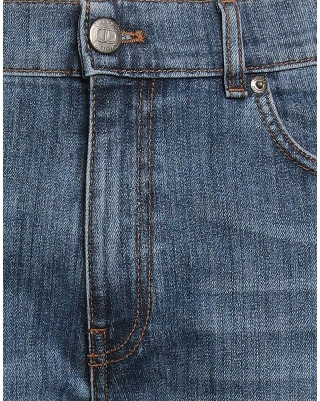 Twinset Blue Jeans Cotton, Polyester, Viscose, Elastane