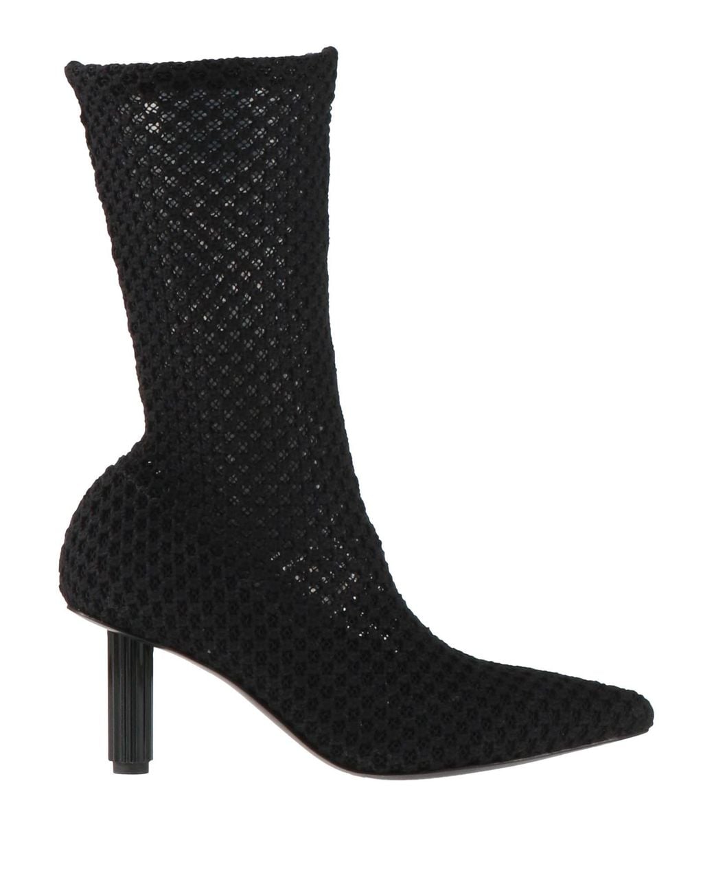 Agl Attilio Giusti Leombruni Black Ankle Boots Textile Fibers