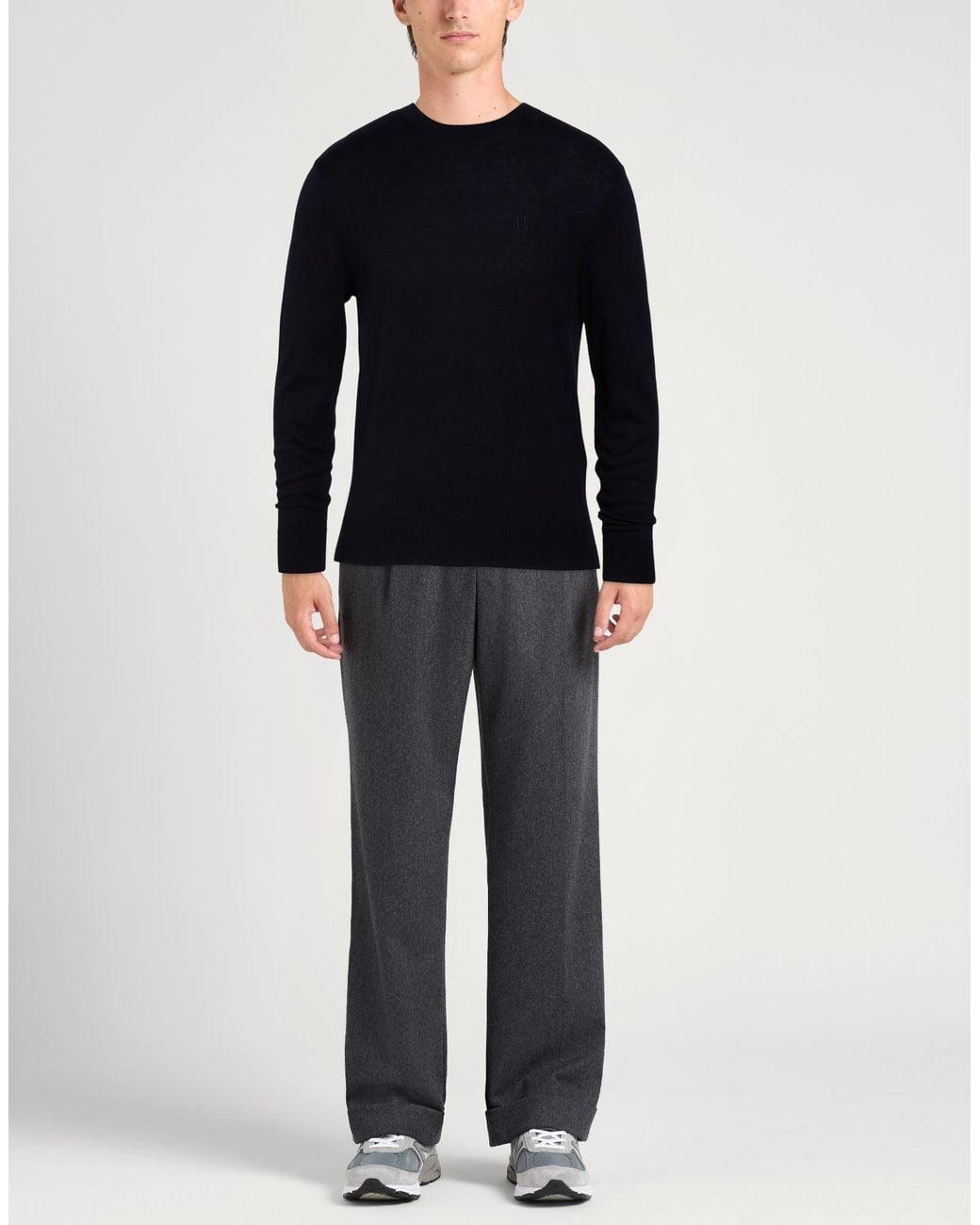 ARMANI EXCHANGE Blue Midnight Sweater Cotton, Viscose, Silk for men