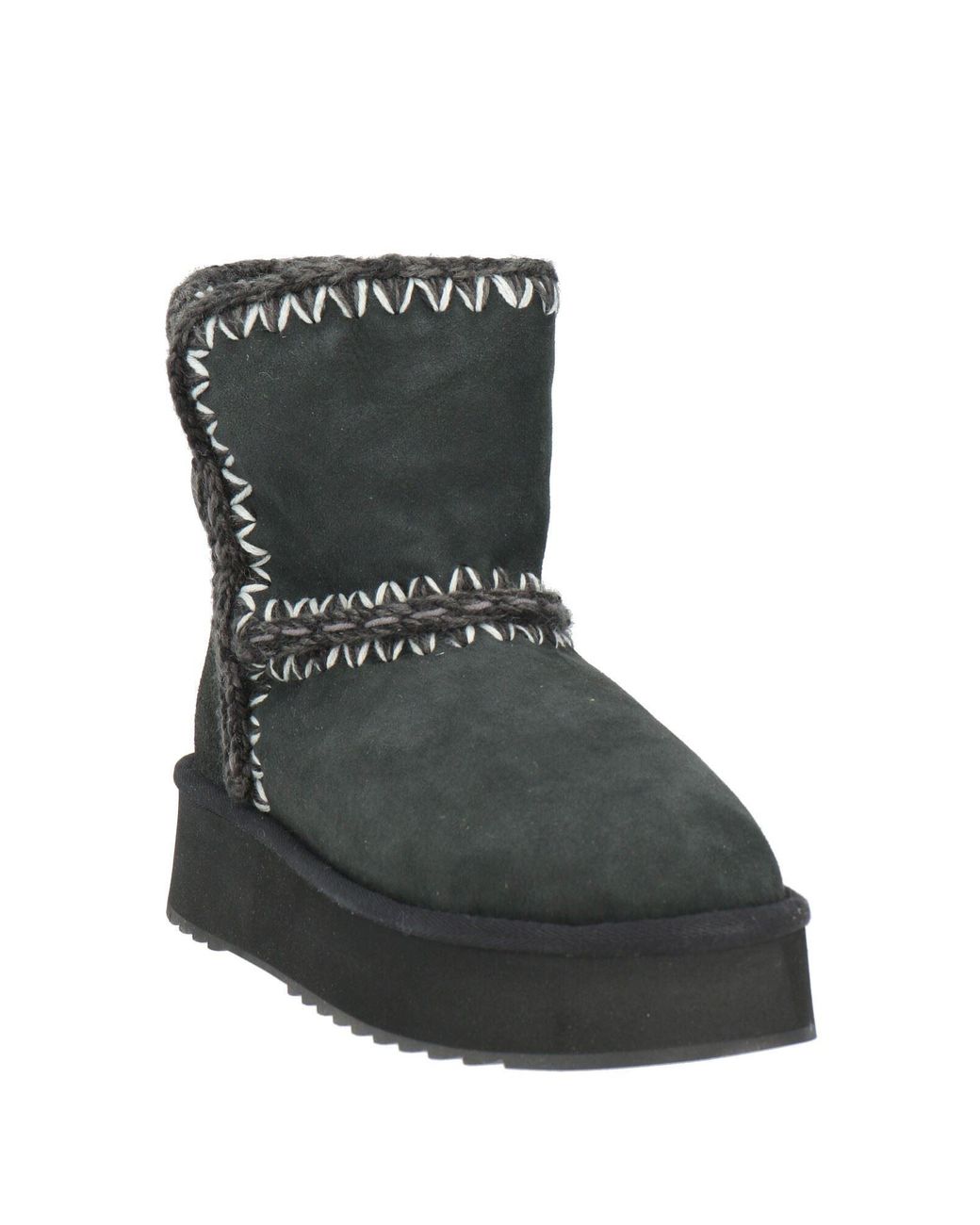 Mou Black Ankle Boots