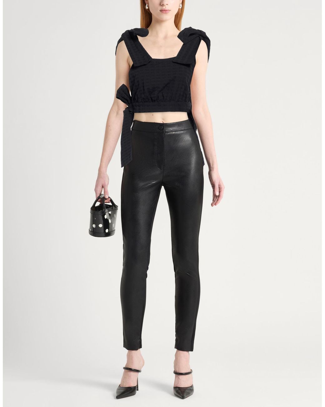MSGM Black Top Cotton, Elastane