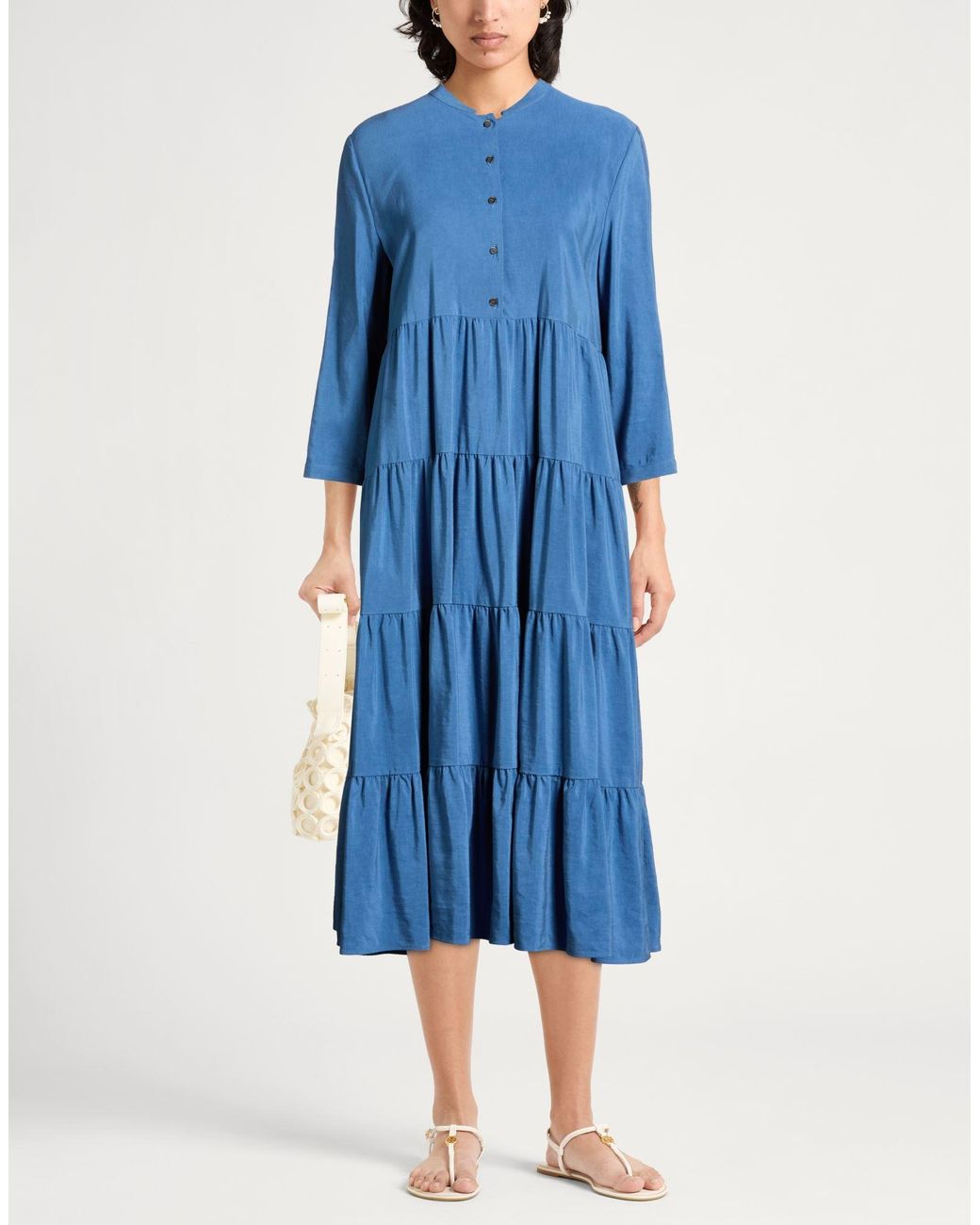 Aspesi Blue Midi Dresses