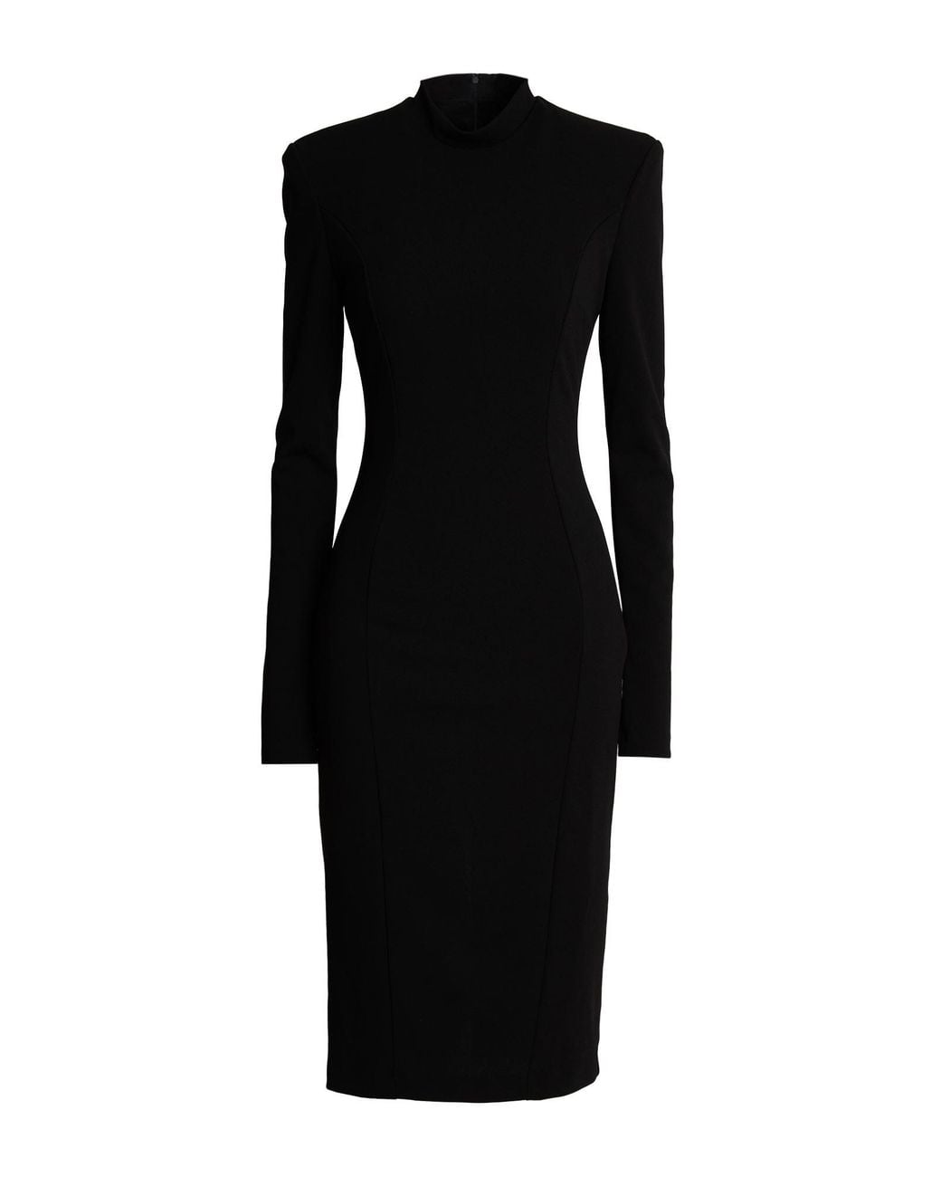 Aniye By Black Midi Dress Polyester, Elastane