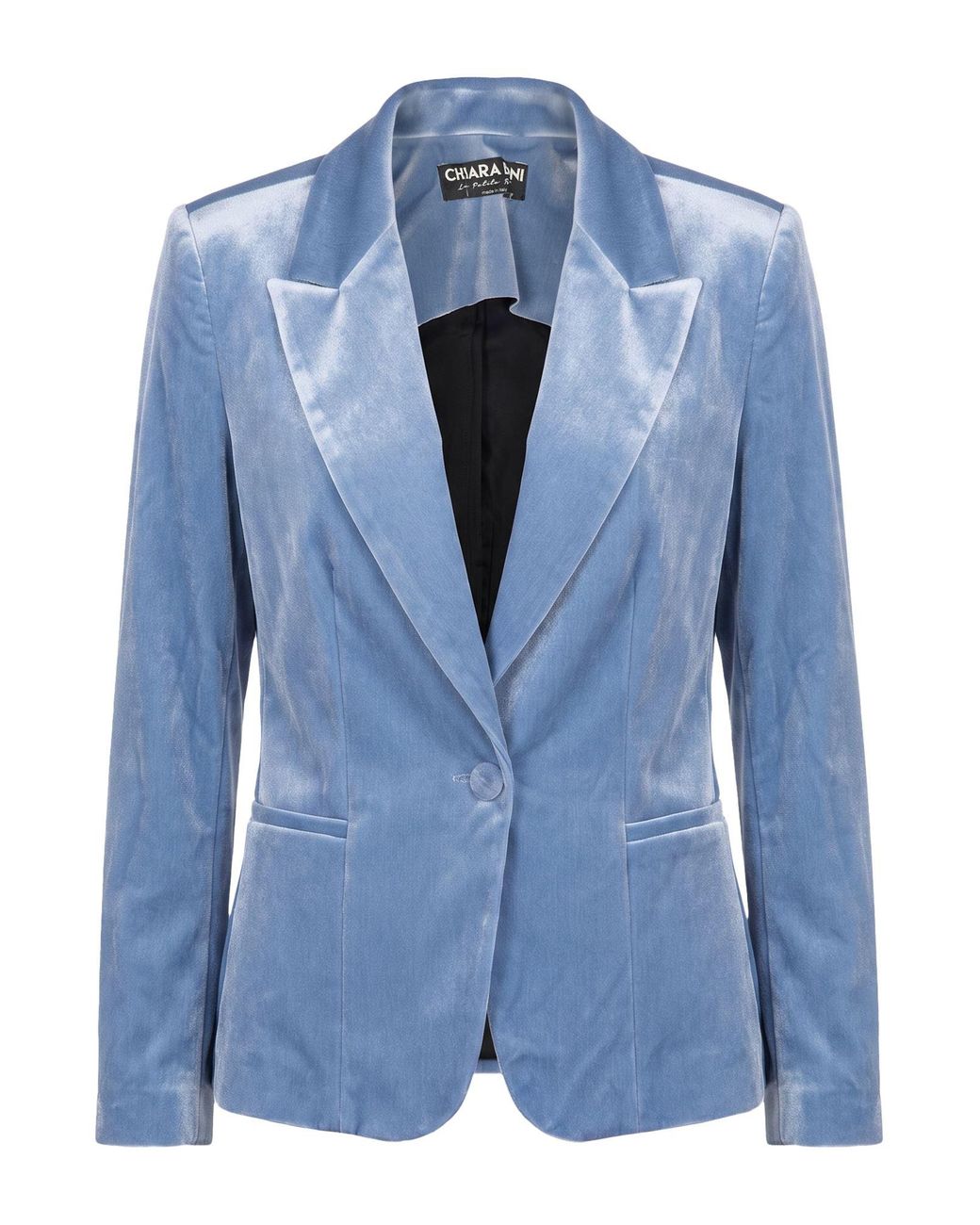 La Petite Robe Di Chiara Boni Blue Blazer Polyester, Polyamide, Elastane
