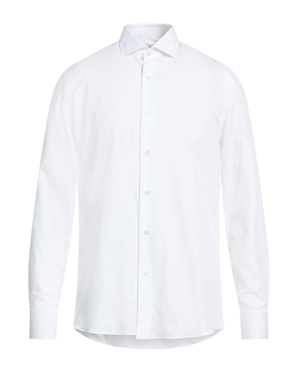 Caruso White Shirt Cotton for men