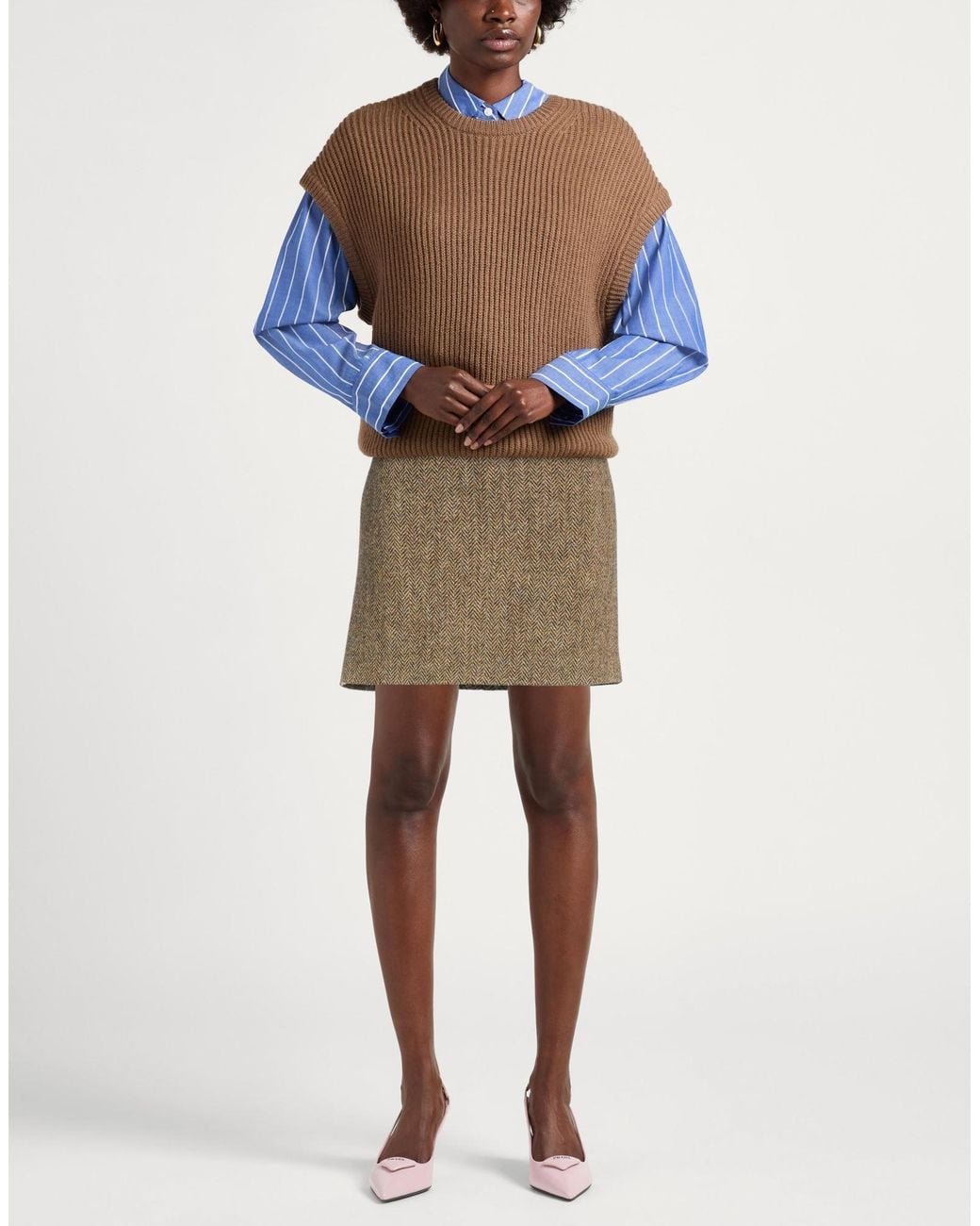 Paul & Joe Natural Mini Skirts