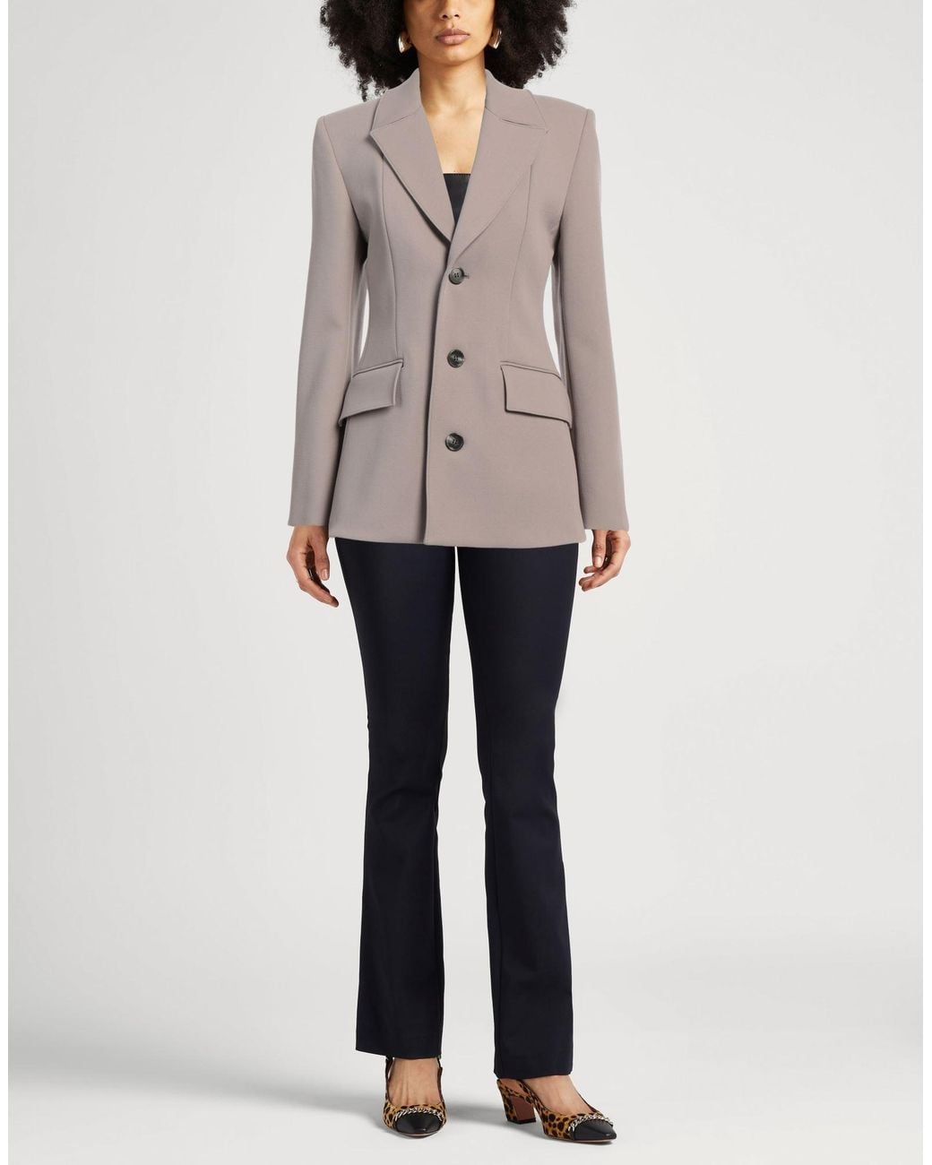 AMI Gray Blazer Virgin Wool