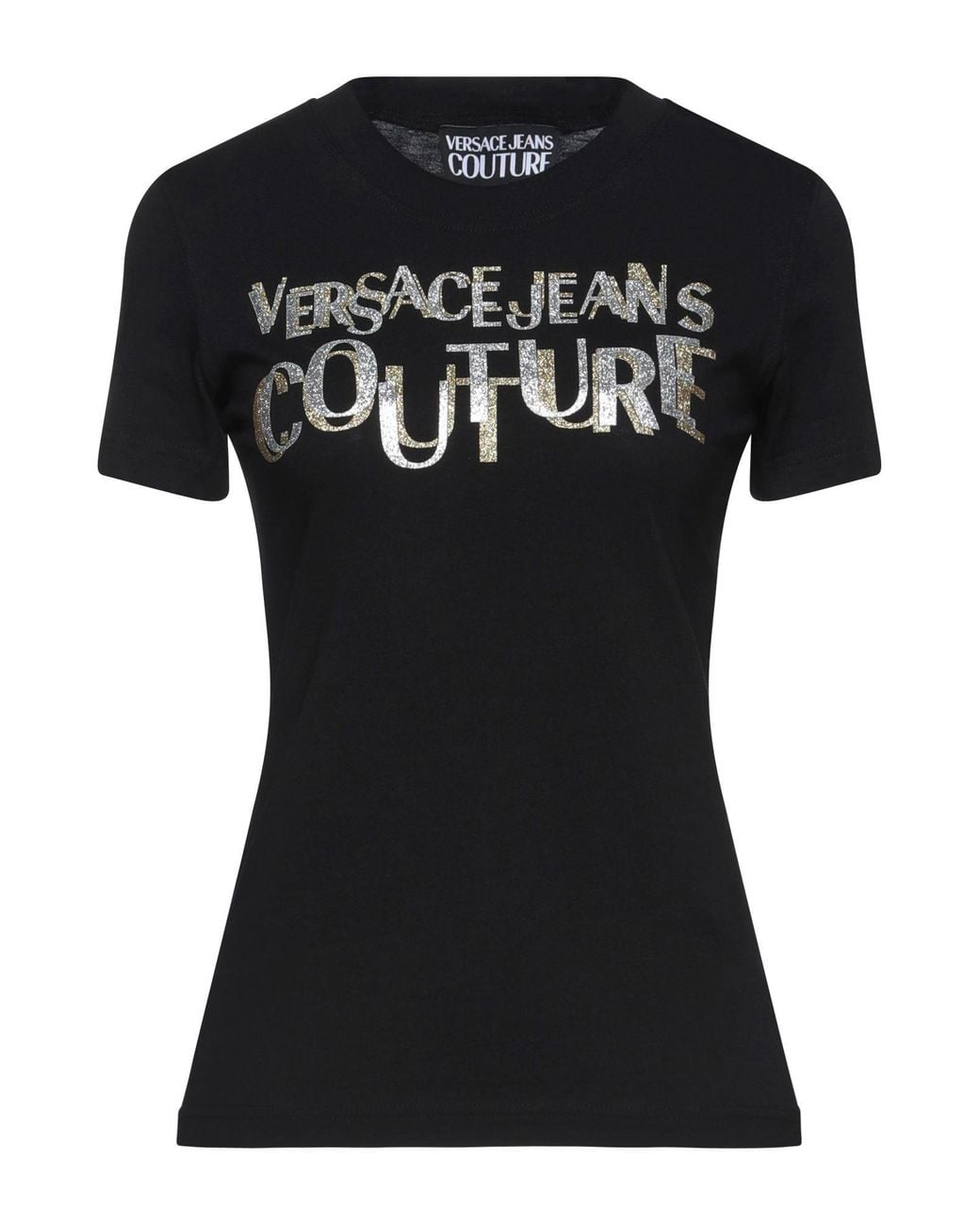 Versace Jeans Couture Black T-Shirt Cotton