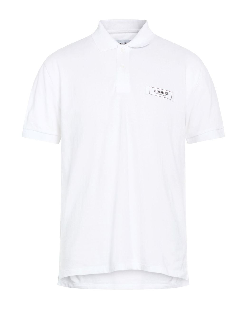 Bikkembergs White Polo Shirt Cotton for men