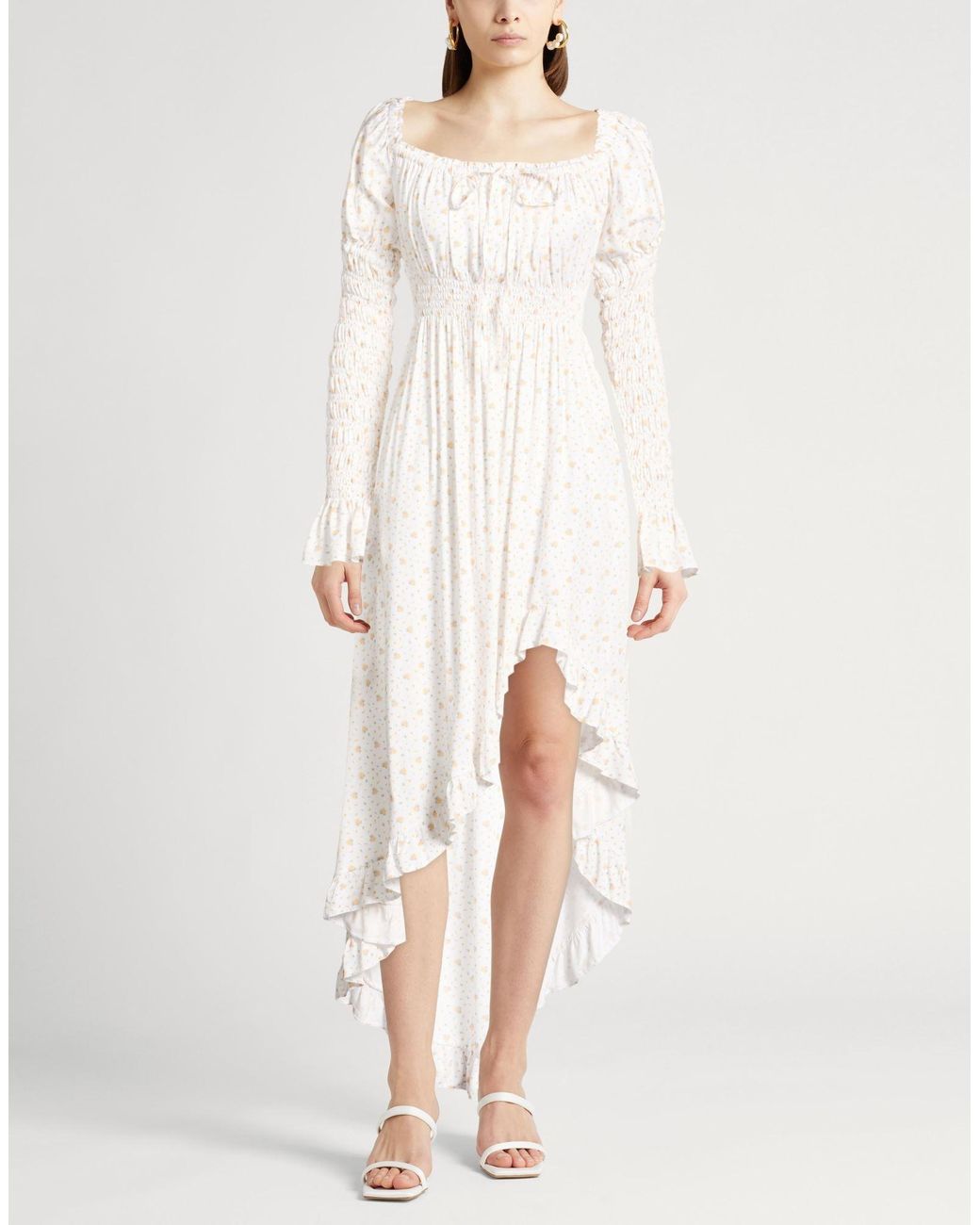 Robe Midi Sleeper en coloris White