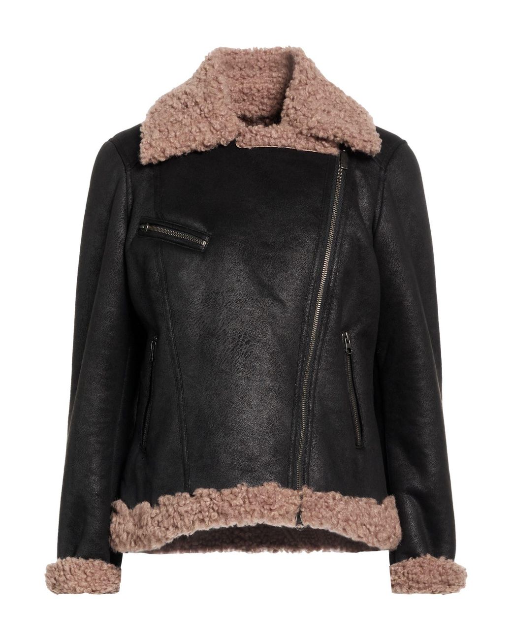 Bomboogie Black Shearling & Teddy