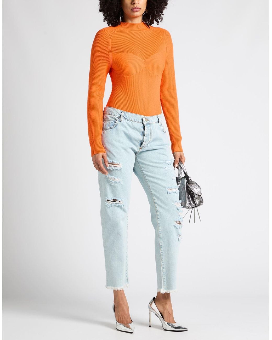Farm Rio Orange Bodysuit