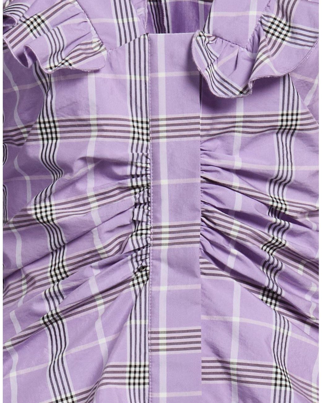 MSGM Purple Shirt Cotton, Polyester
