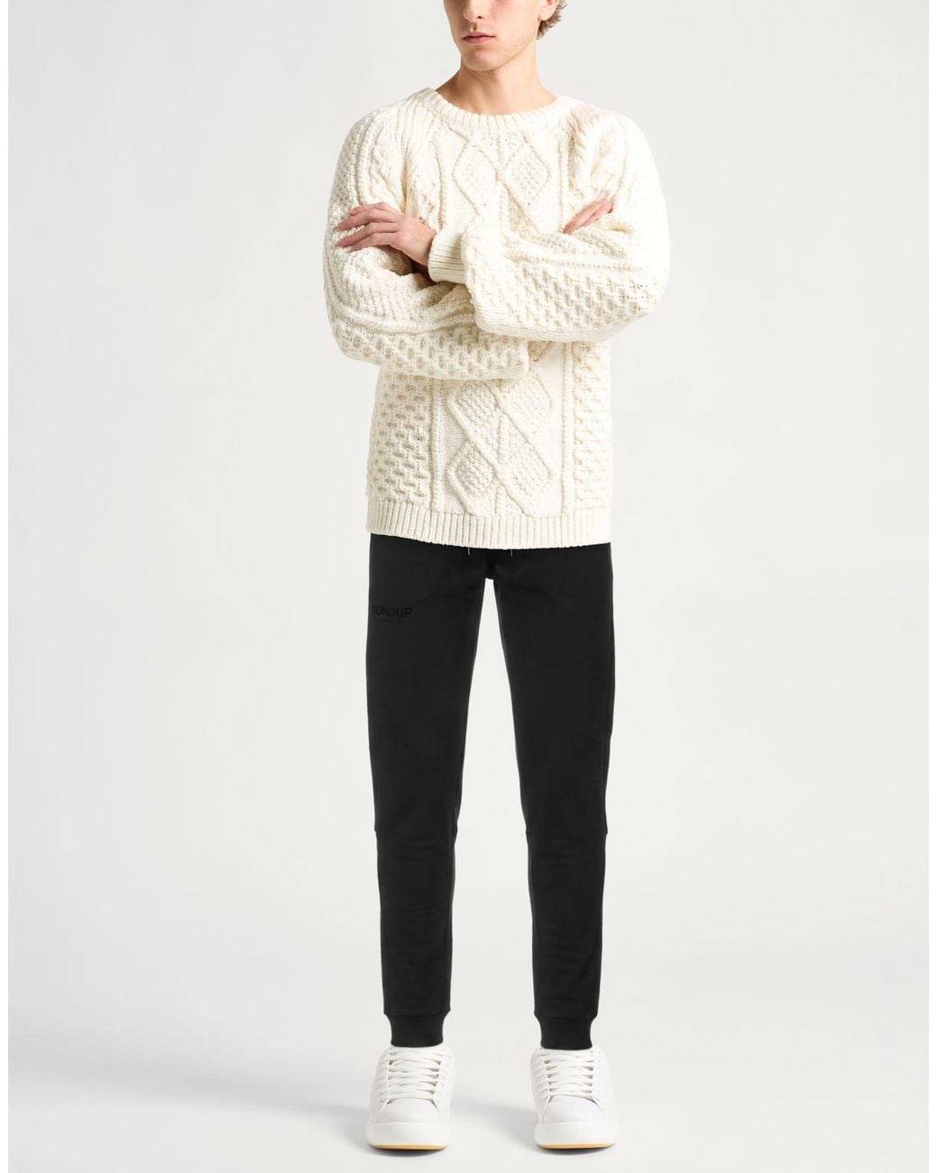 Dondup Black Pants Cotton for men