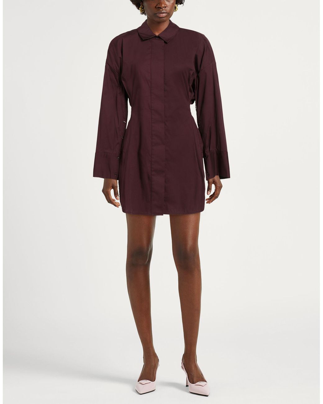 Staud Purple Mini Dress
