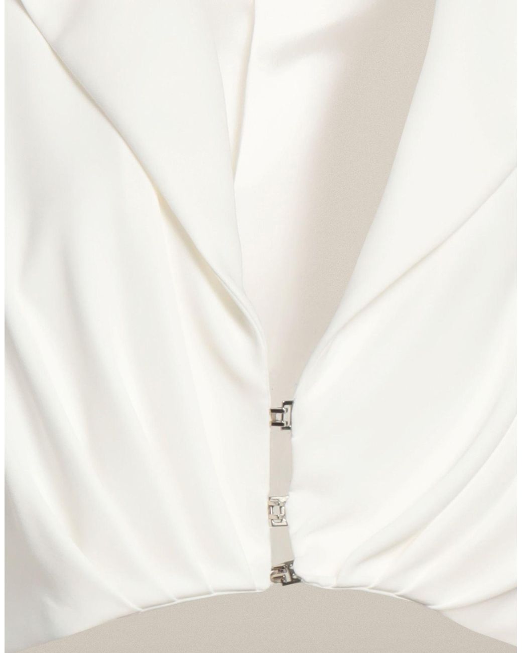 MONIQUE GARÇONNE White Blazer Polyester, Elastane