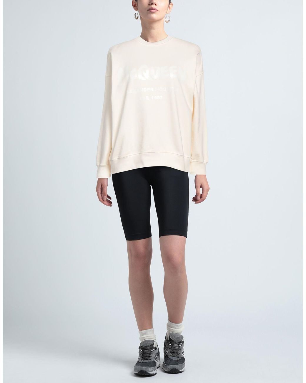 McQueen White Sweatshirt