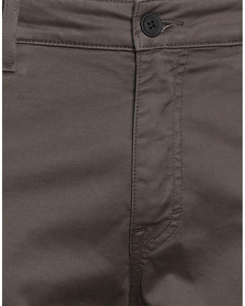 Peuterey Gray Chocolate Pants Cotton, Elastane for men