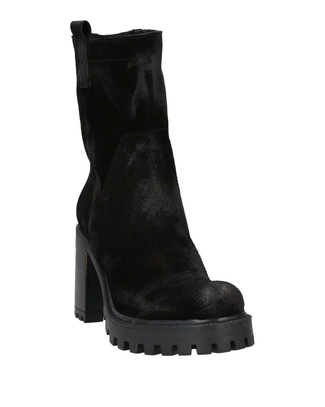 Trend Black Ankle Boots Leather