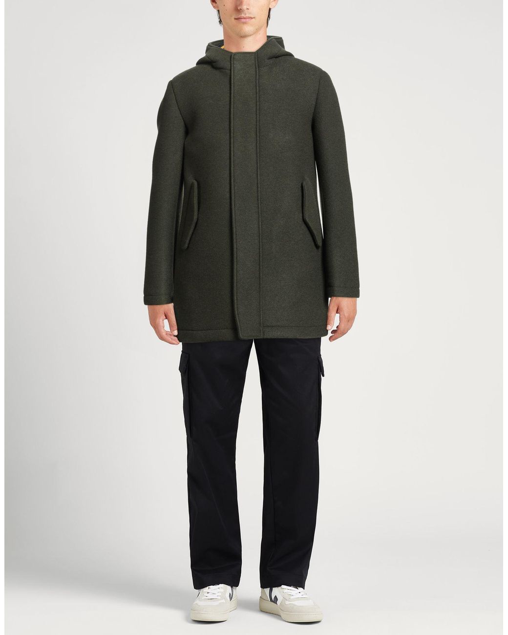 Manuel Ritz Green Coats for men