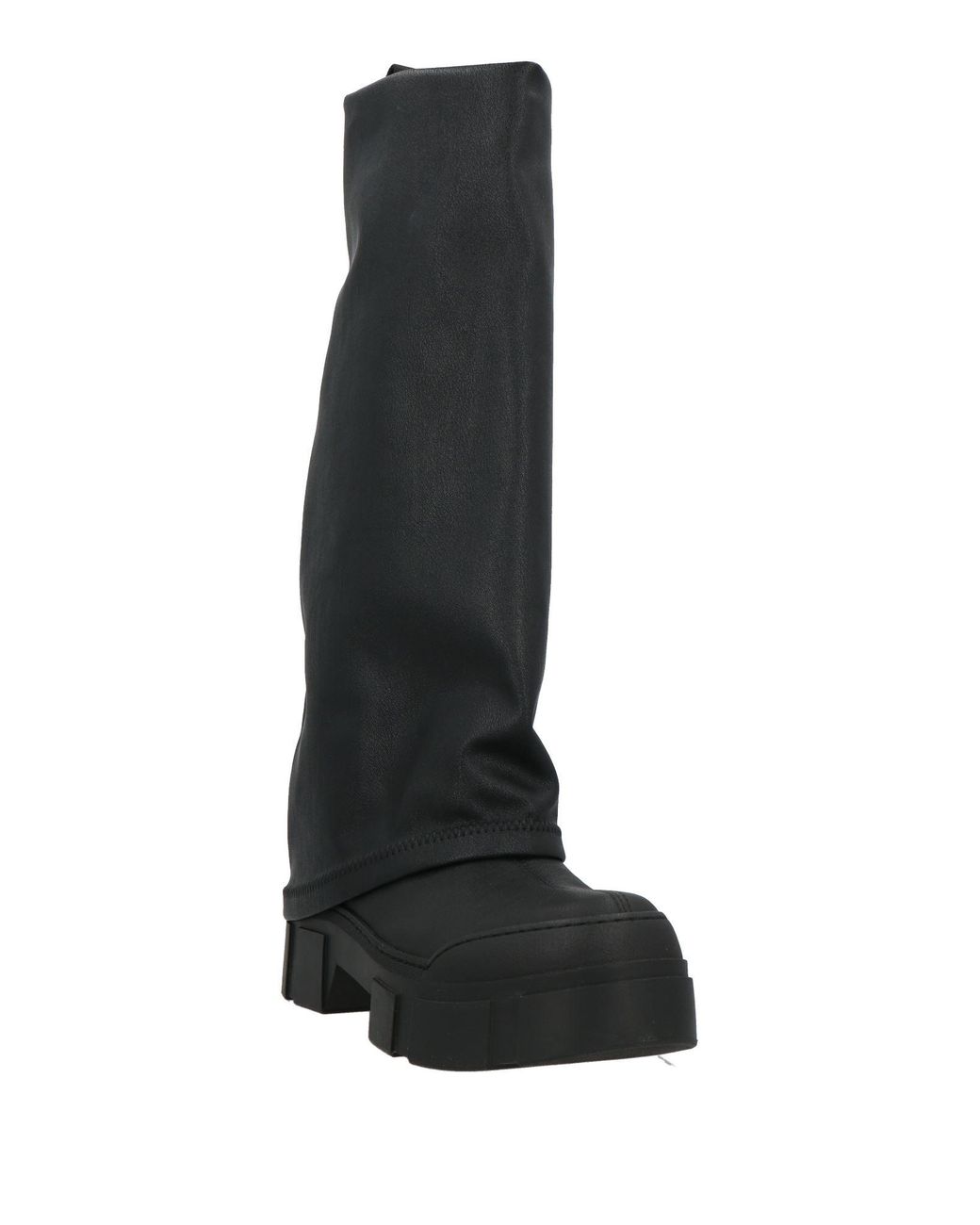 Vic Matié Black Boot Leather