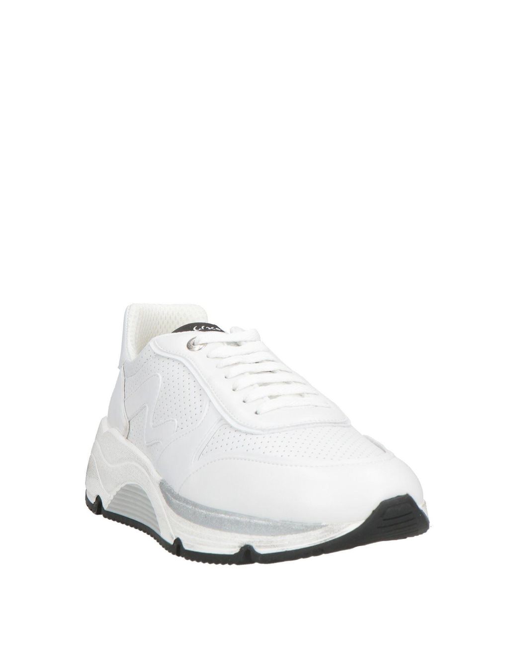 Manila Grace White Sneakers Rubber