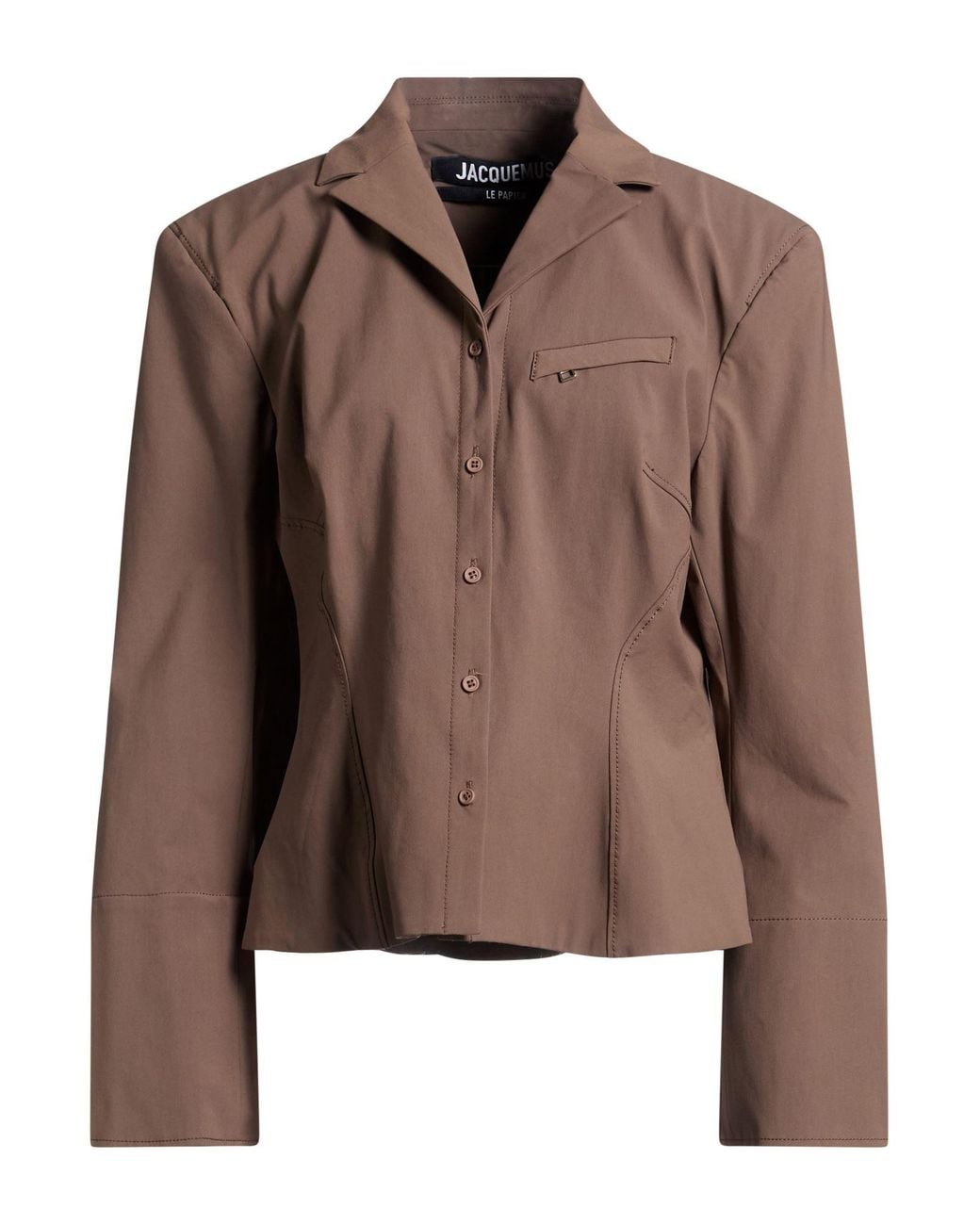 Jacquemus Brown Jacket Polyamide, Cotton, Elastane