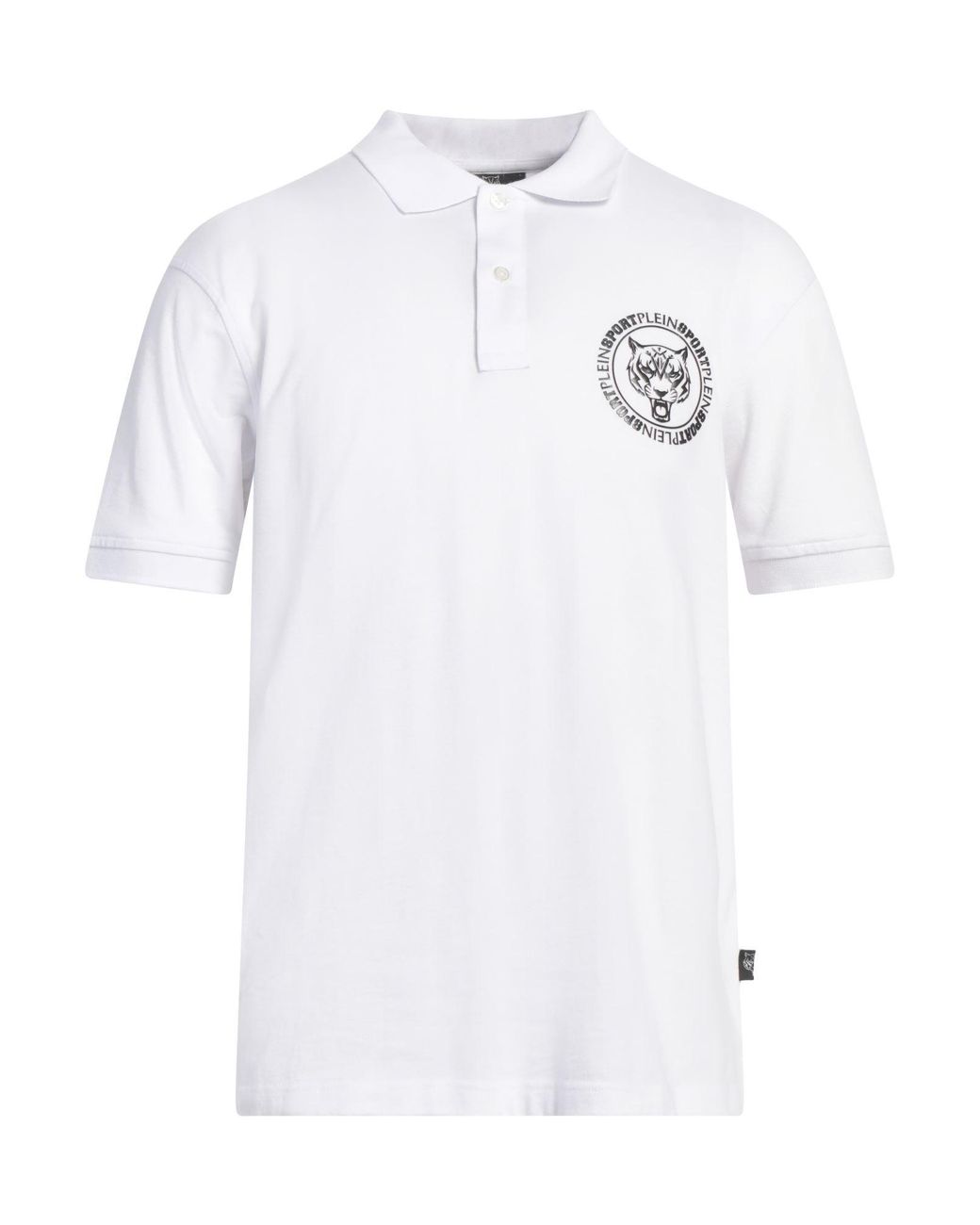 Polo Philipp Plein de hombre de color White