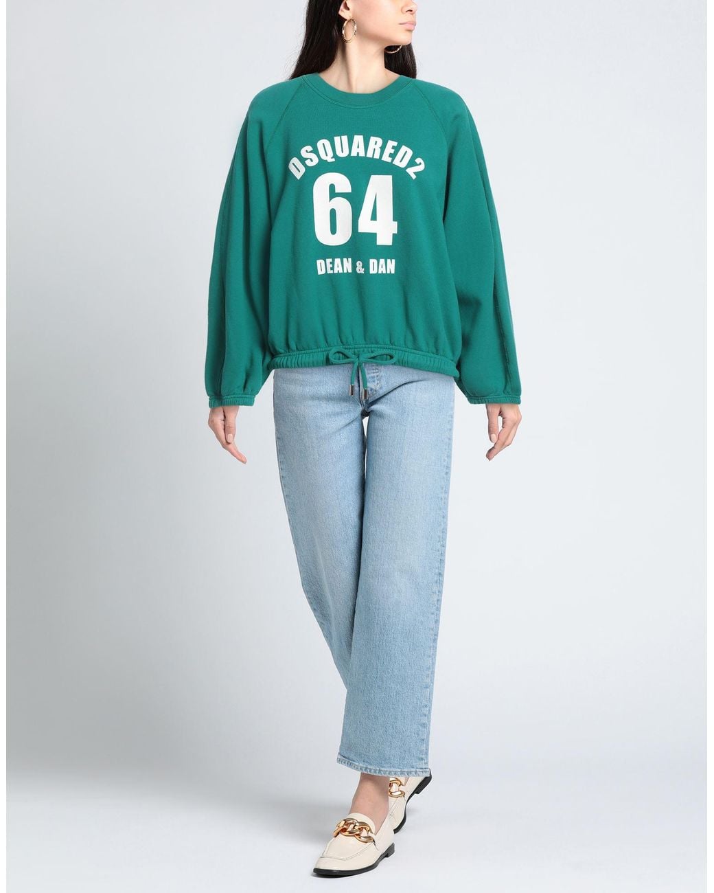 DSquared² Green Sweatshirt Cotton