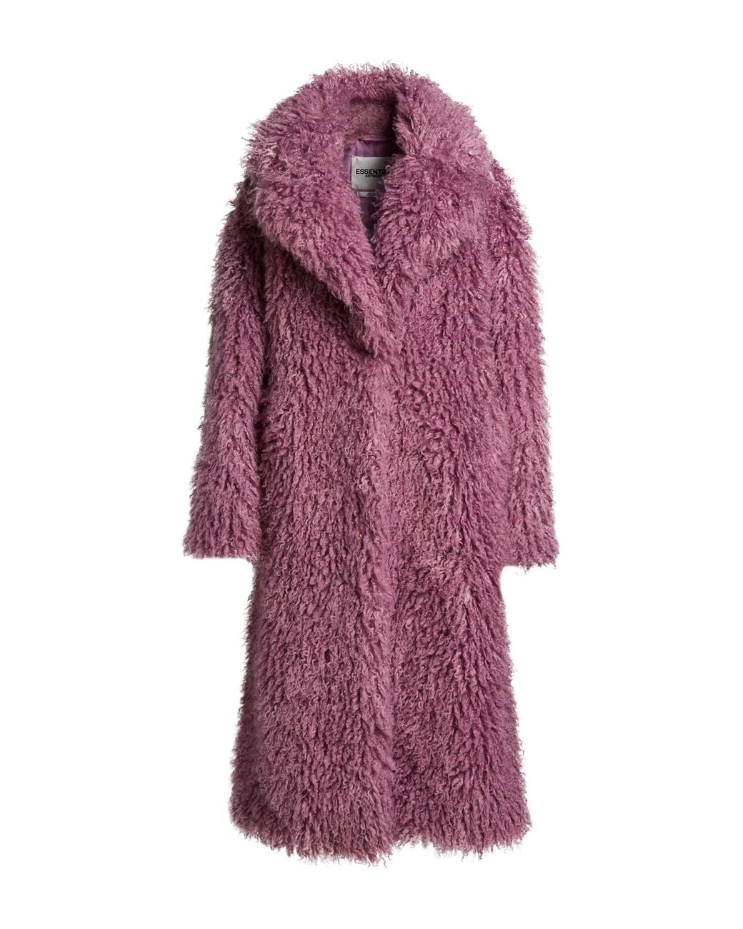 Essentiel Antwerp Purple Shearling & Teddy