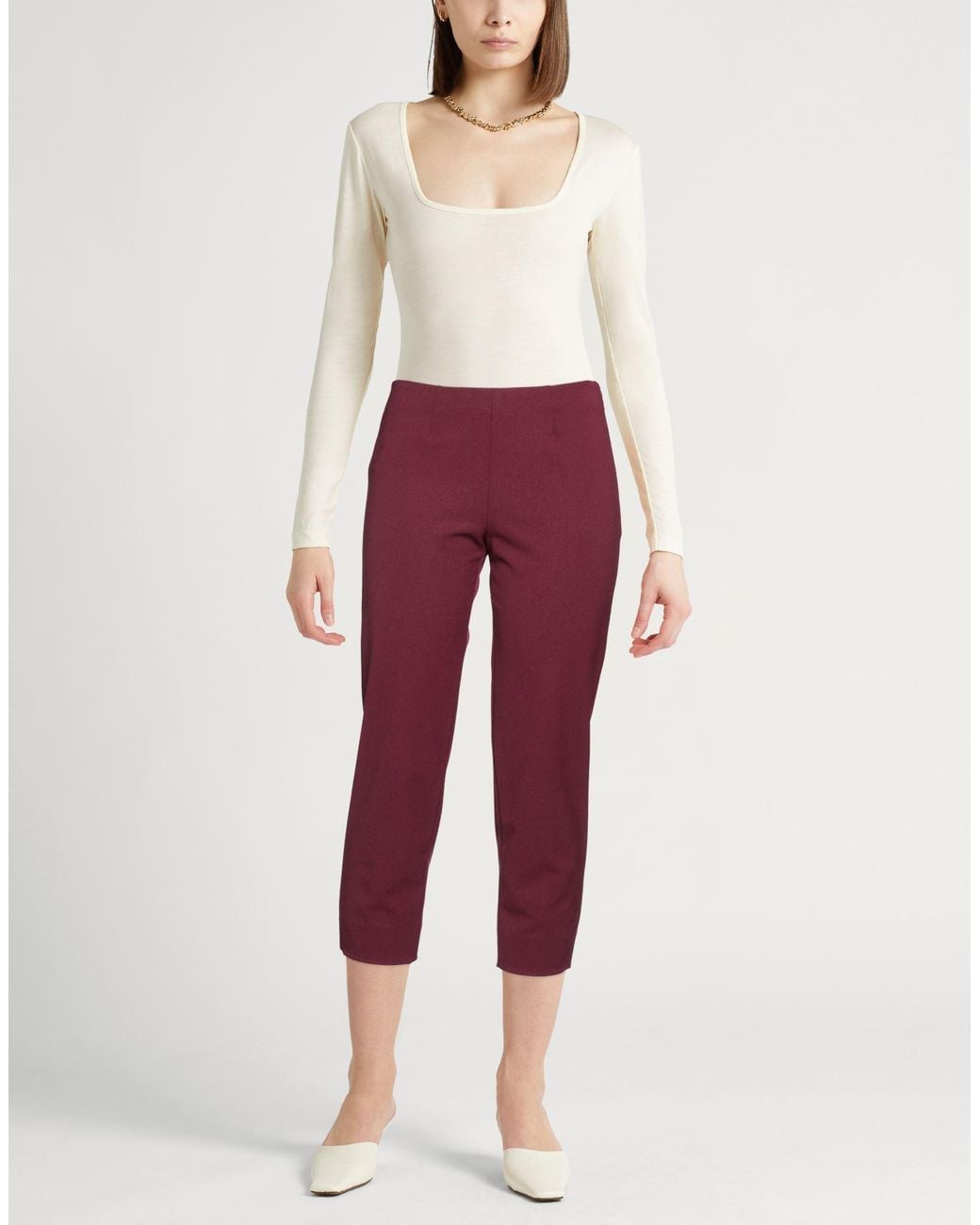Piazza Sempione Red Pants