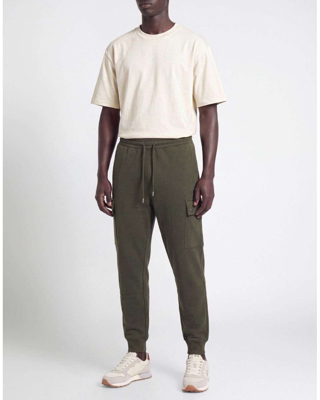 Sun 68 Green Trouser for men