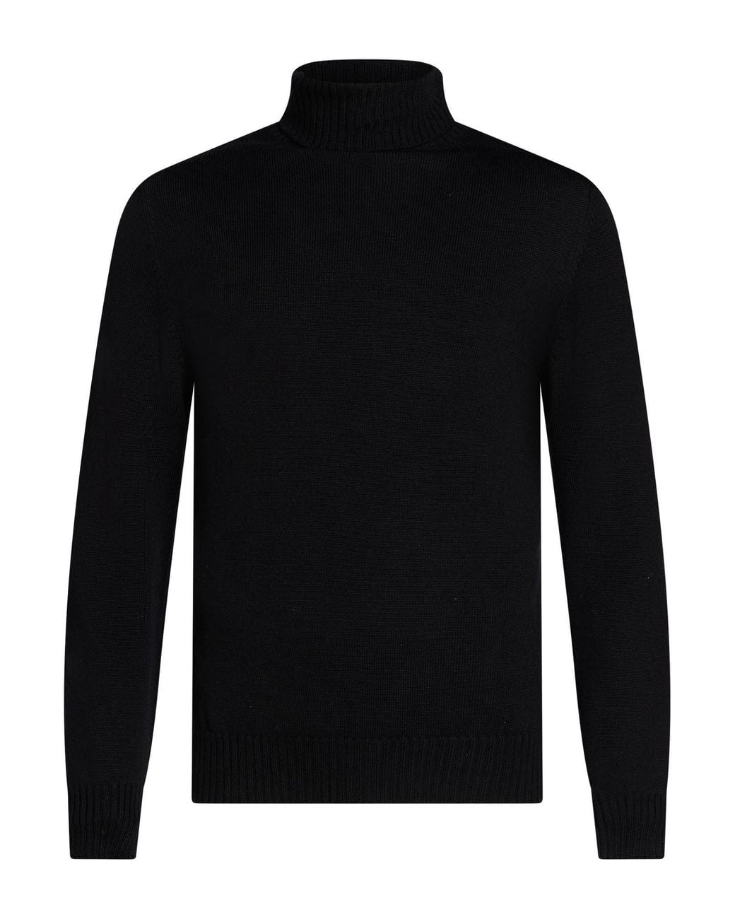 Gran Sasso Black Turtlenecks for men