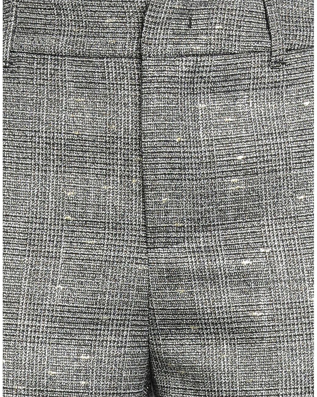 Liu Jo Gray Pants Polyester, Viscose, Metallic Polyester, Elastane