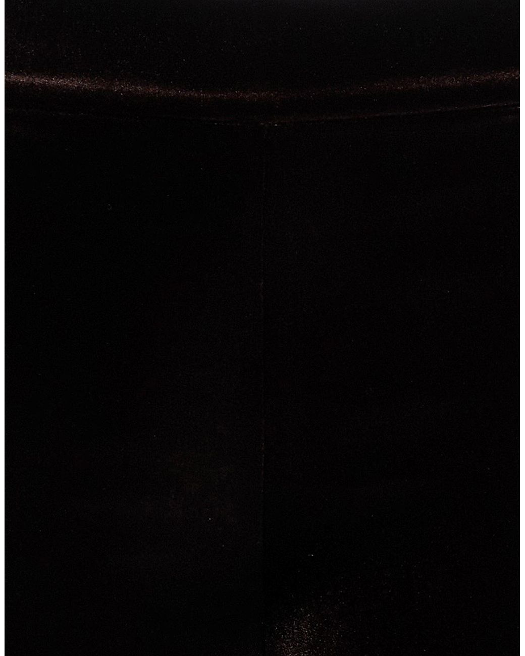 D.exterior Black Pants Polyester, Elastane
