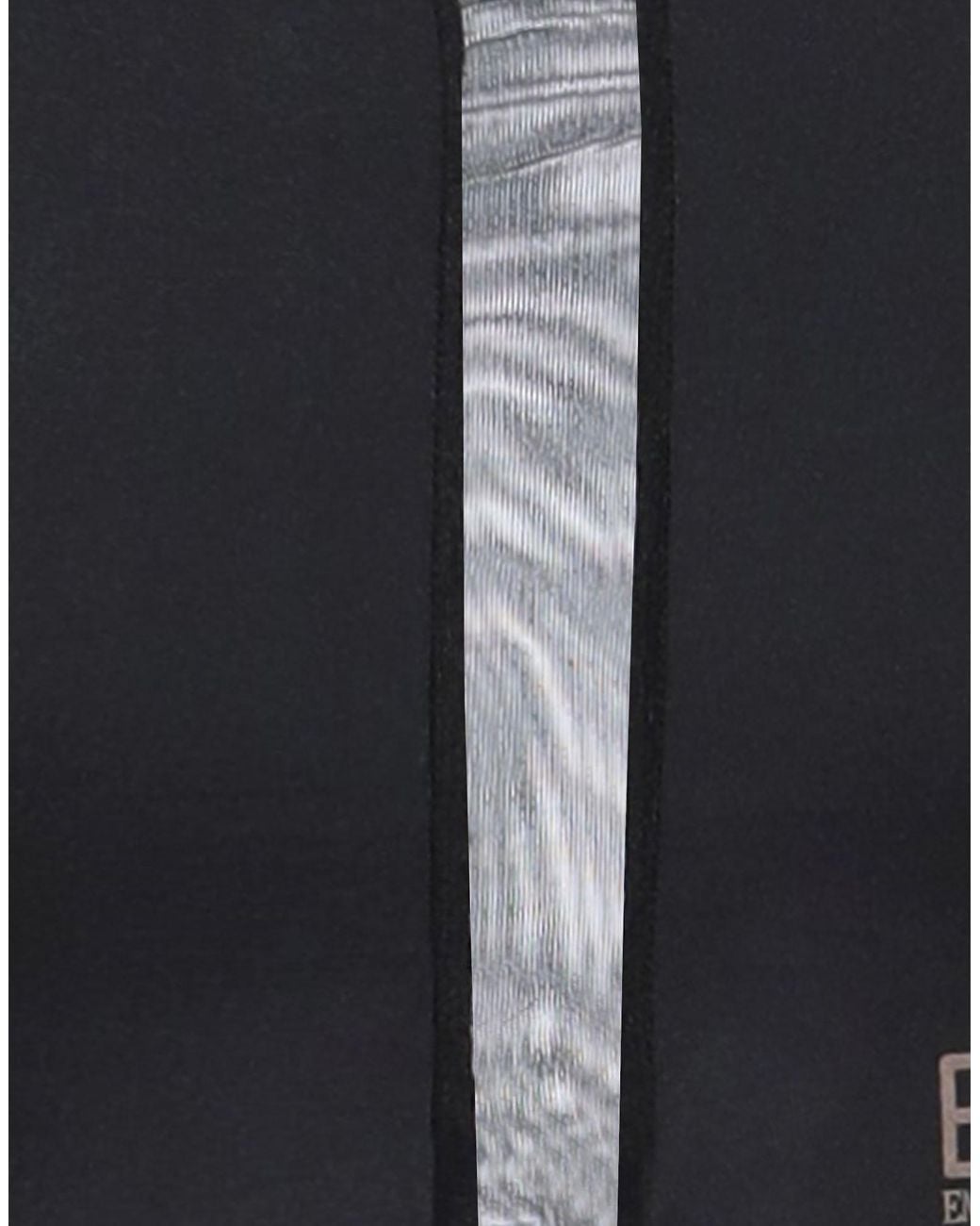 EA7 Black Top Polyester, Elastane, Polyamide