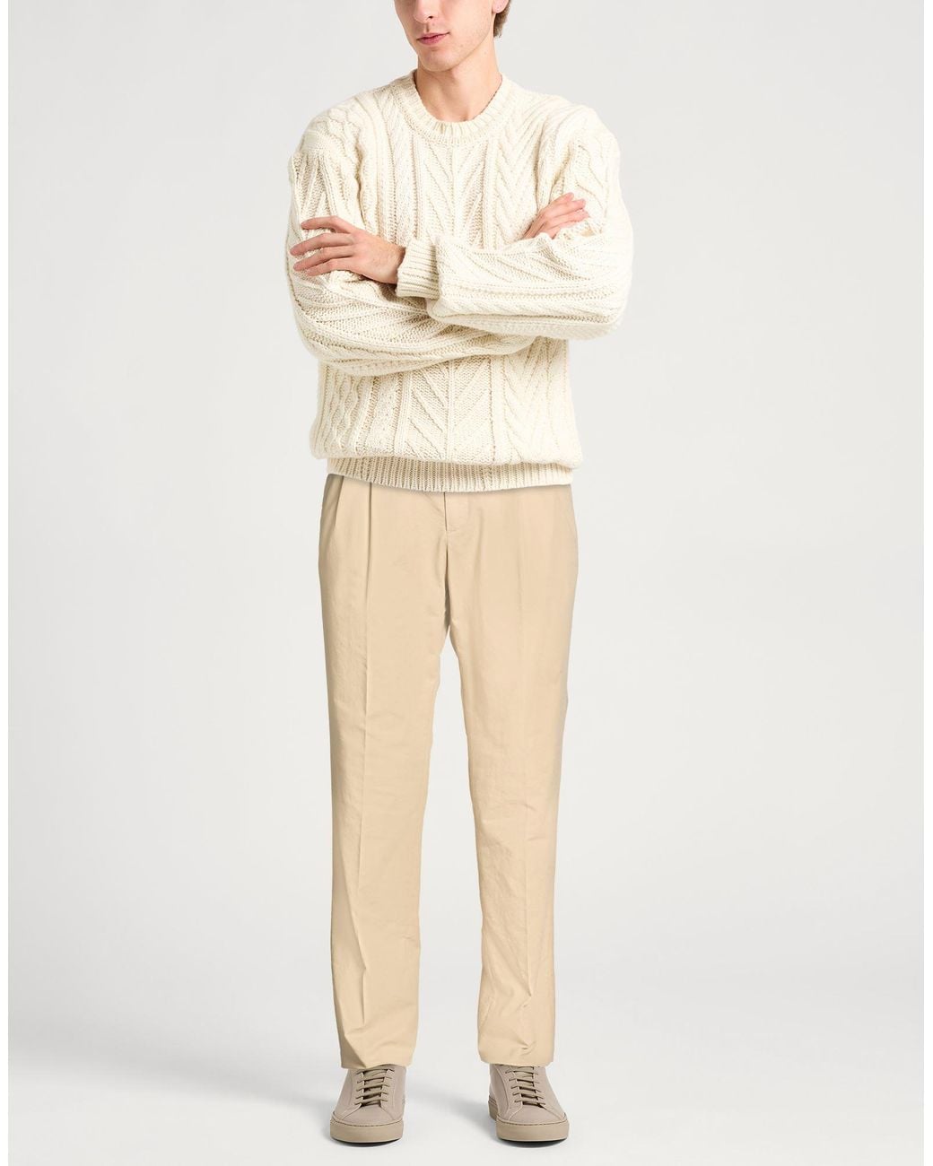 Drumohr Natural Trouser for men