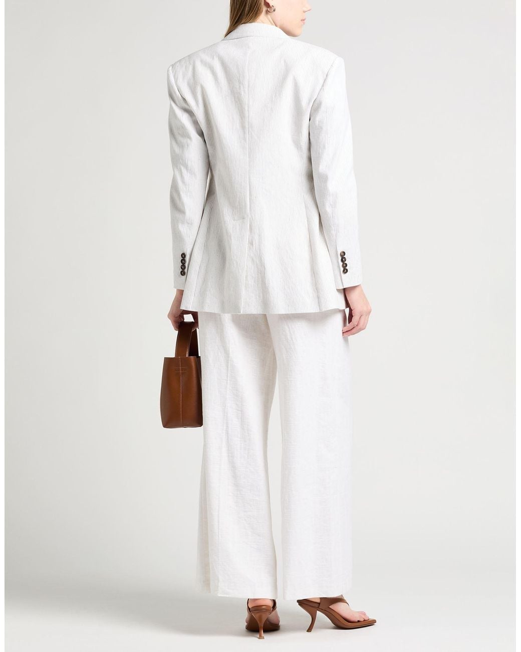 Brunello Cucinelli White Blazer