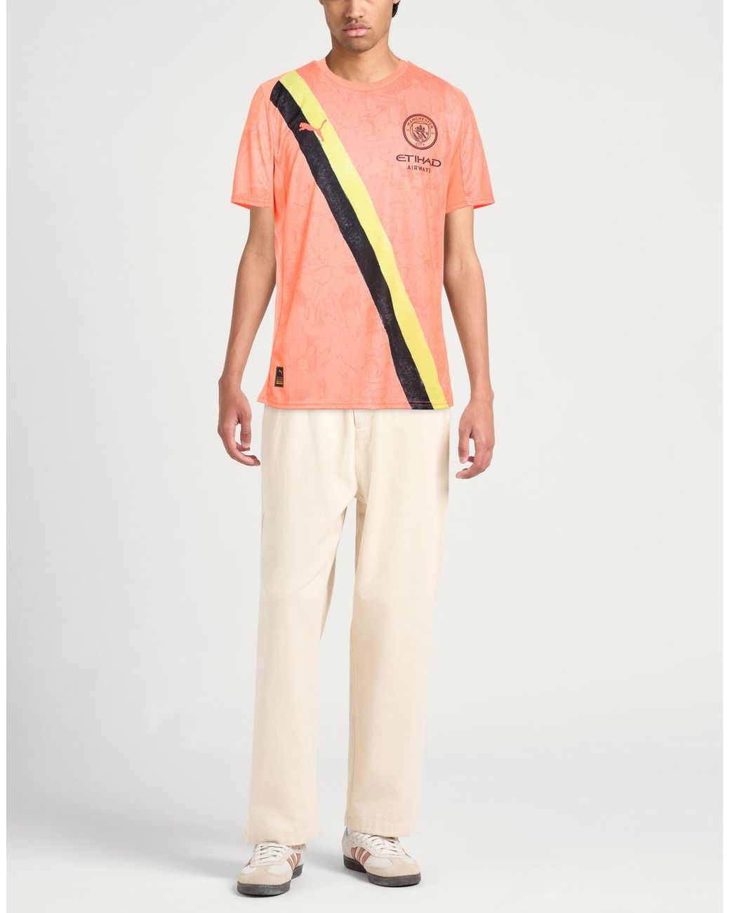 PUMA Pink X Kidsuper Studios Kidsuper Mcfc Jersey Replica T-Shirt Polyester for men