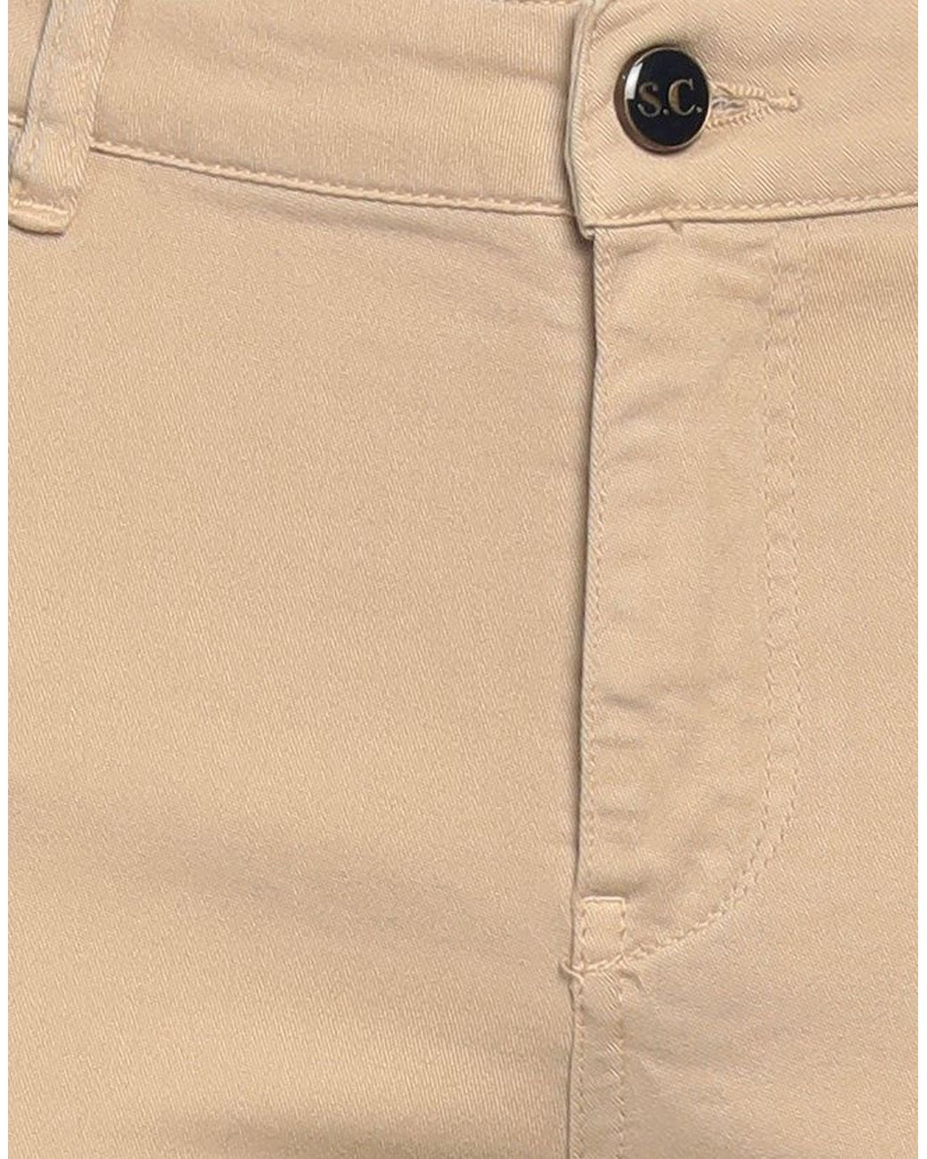 Semicouture Natural Pants Cotton, Elastane