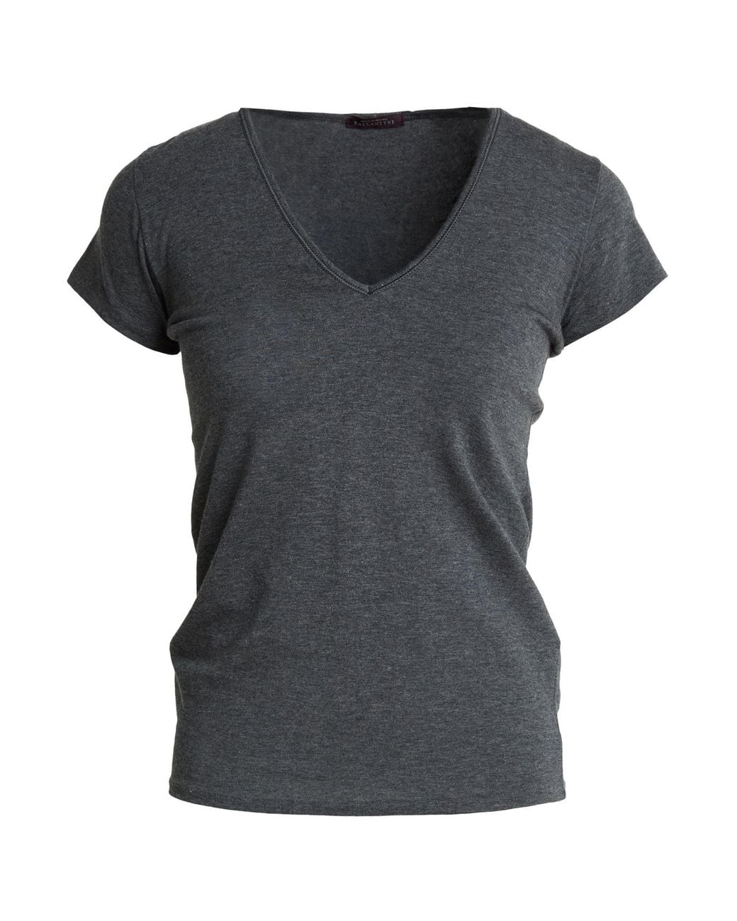 Ballantyne Black T-Shirt Cotton, Cashmere, Elastane