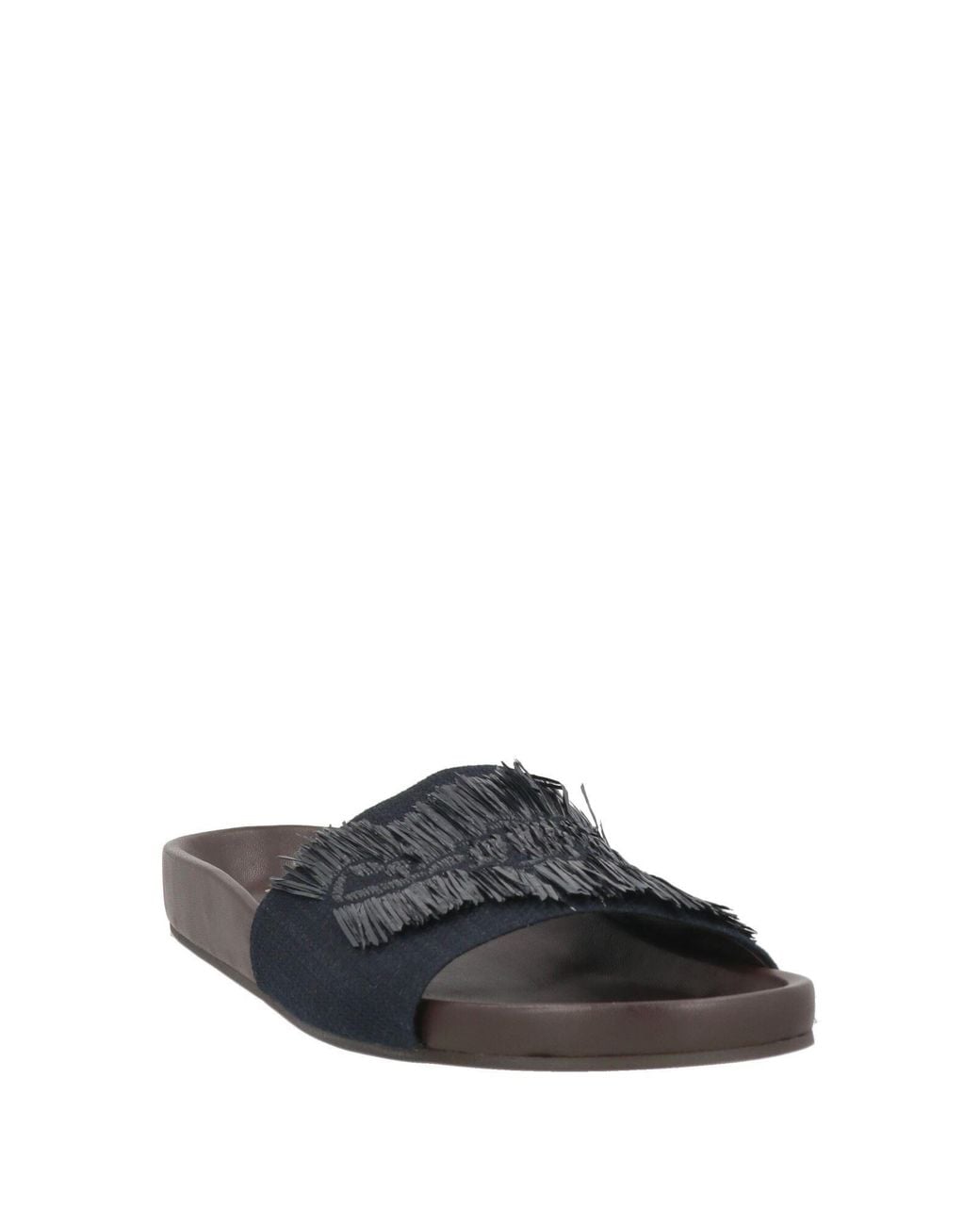 Skorpios Blue Sandals Textile Fibers