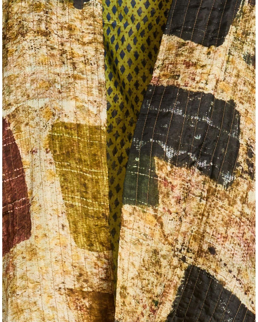 Yavi Metallic Jacket Silk