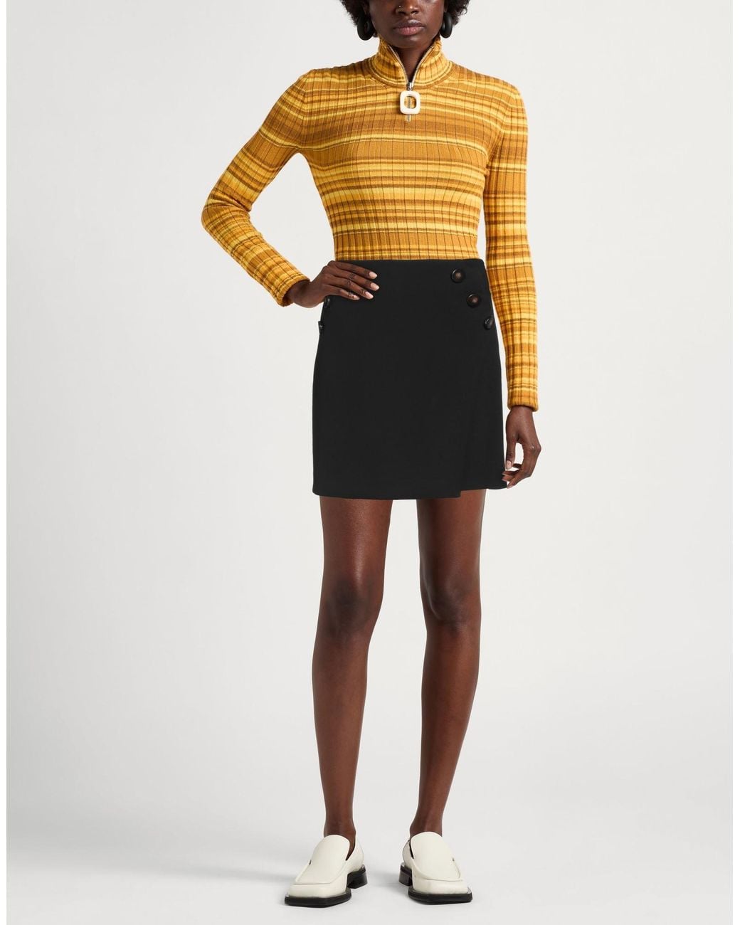 Ba&sh Black Mini Skirt