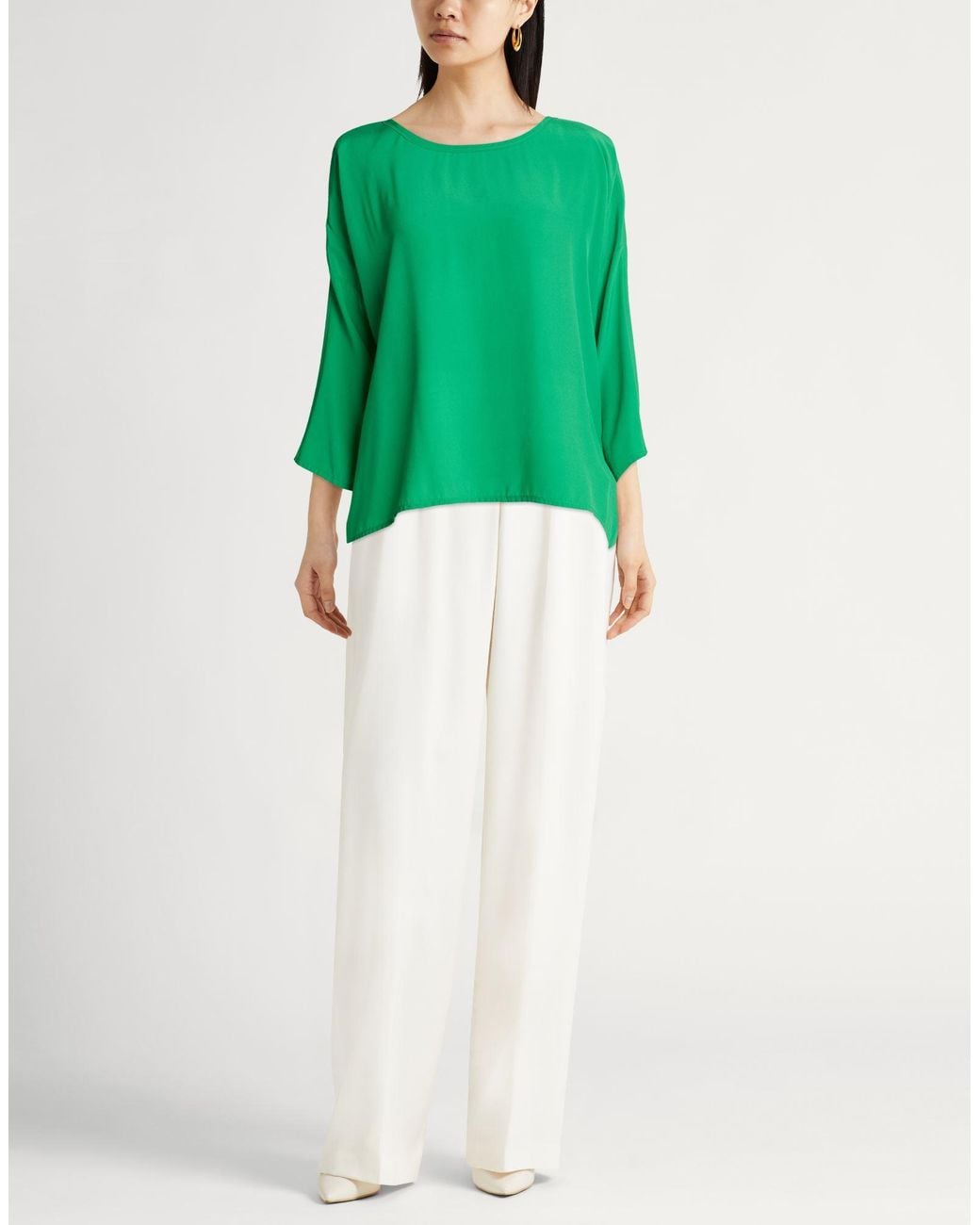 Jucca Green Top Silk, Elastane