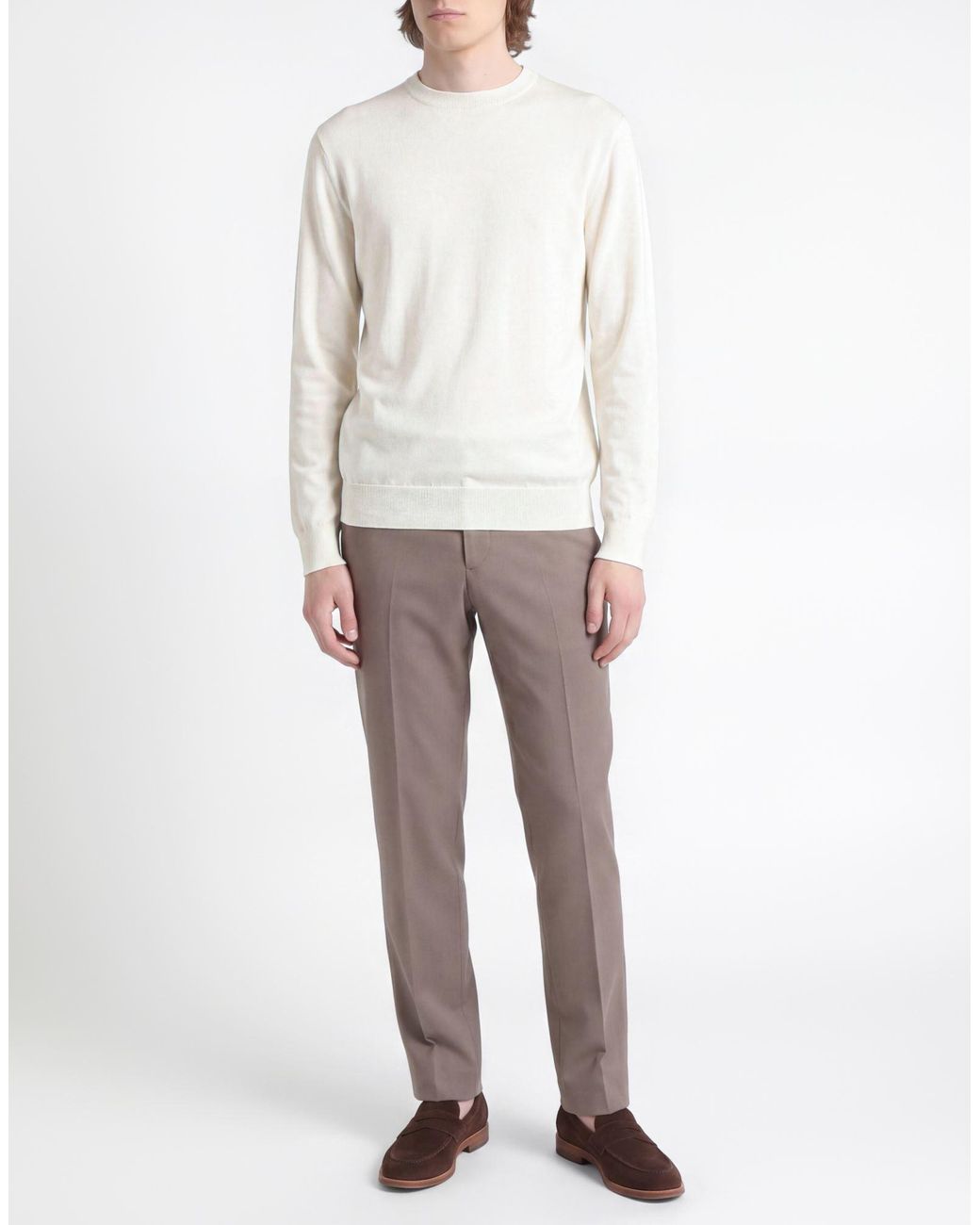 Daniele Alessandrini White Jumper for men