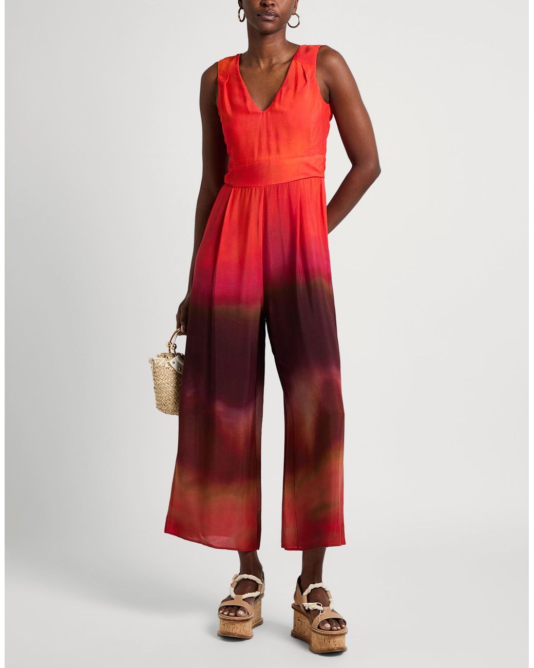 Caractere Red Jumpsuit