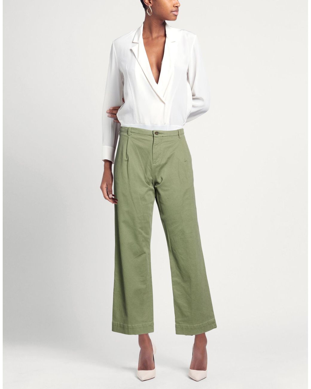 Briglia 1949 Green Pants Modal, Cotton, Elastane